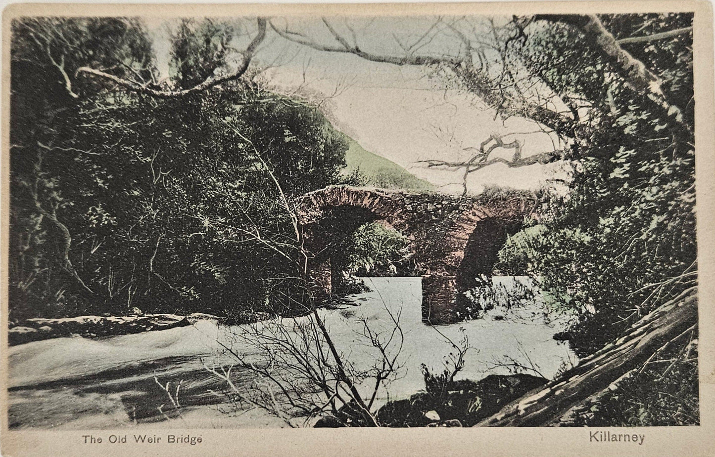 The Old Weir Bridge - Killarney, Ireland - For Ireland Use Only on Back - 1910s Postcard