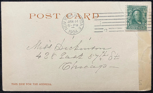 Columbia University, New York - Copyright, 1902, by Detroit Photographic Co. - Vintage University Po
