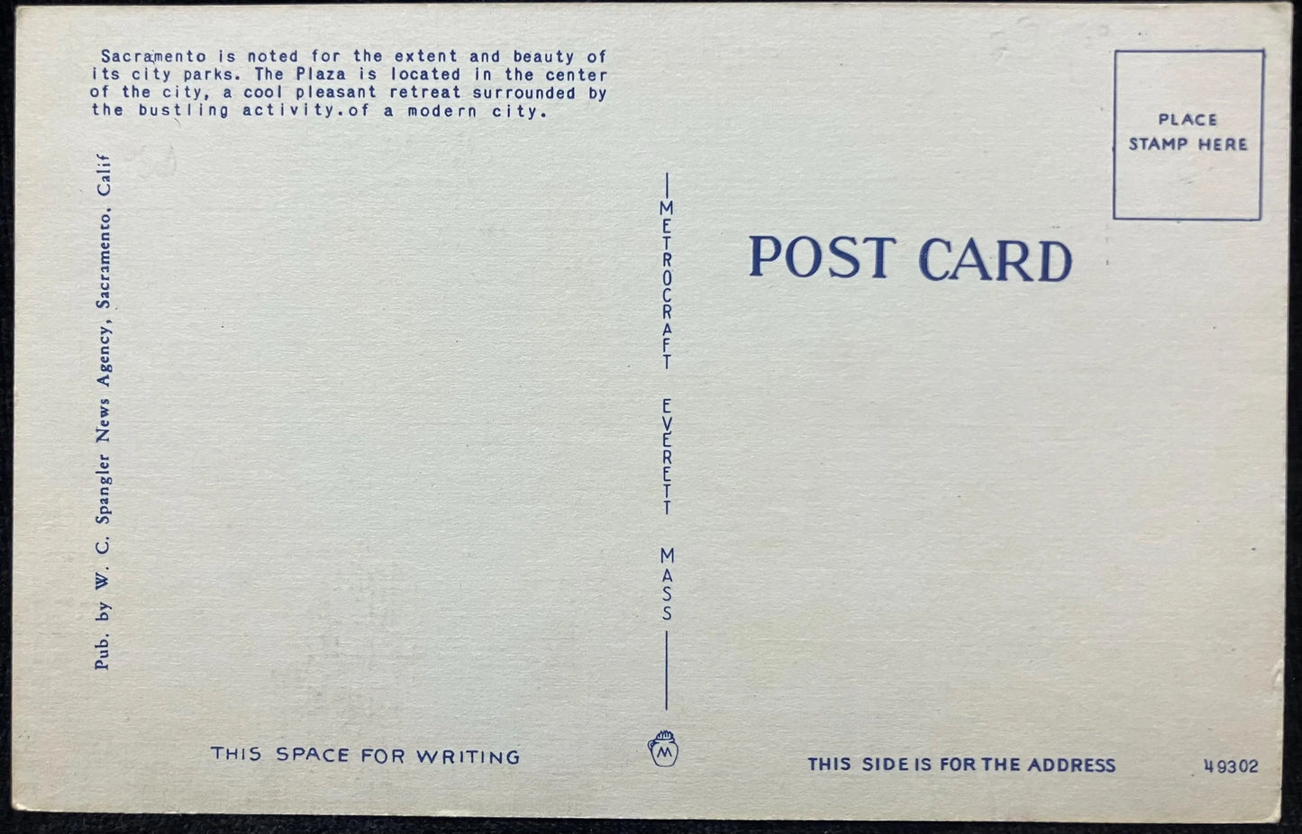 Showing California Western States Life Building, Sacramento, California - Vintage Postcard