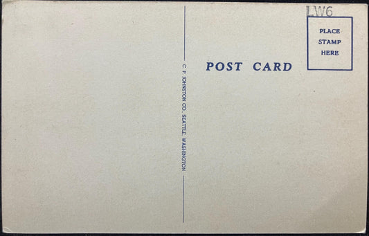 Lake Washington Pontoon Bridge at Seattle, Washington - Vintage Bridge Postcard