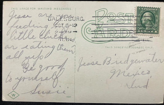 Knox College, Galesburg, Illinois - College Postcard