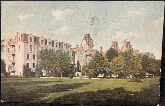 General Hospital - Toronto, Canada. - 1908 Postcard