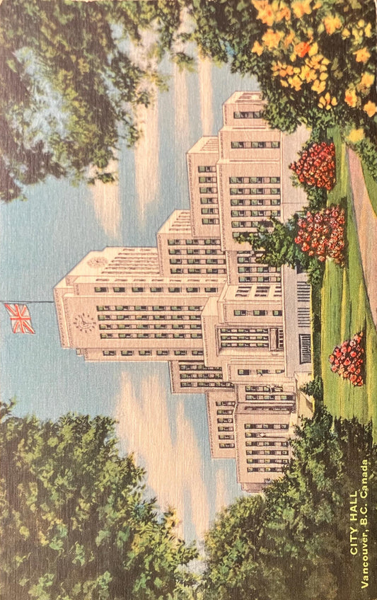 City Hall - Vancouver, B. C., Canada - International Postcard