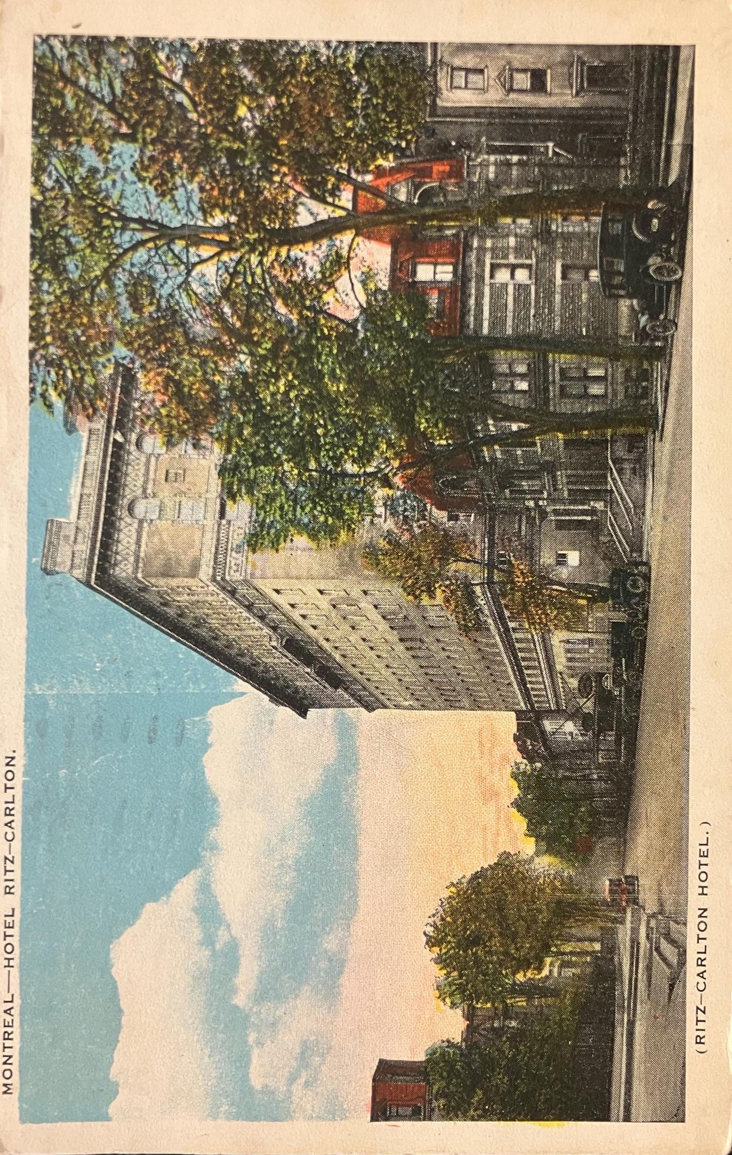 Montreal - Hotel Ritz-Carlton. - (Ritz-Carlton Hotel.) - Printed in Canada - Vintage Postcard