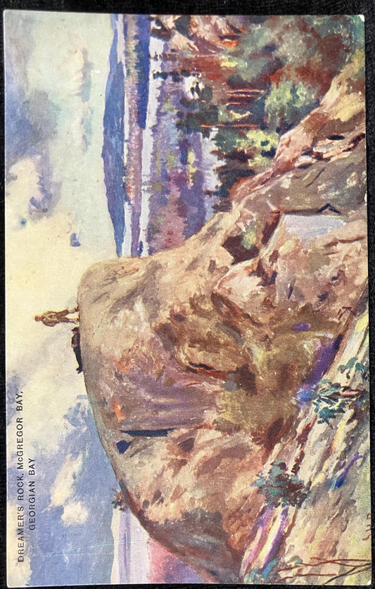 Dreamer’s Rock - McGregor Bay - North Channel - Georgian Bay, Canada - Printed in Great Britain - Vintage InternationalPostcard