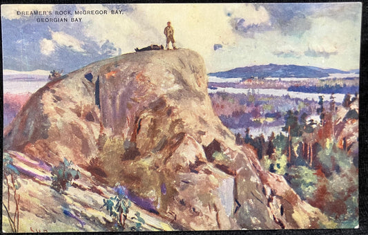 Dreamer’s Rock - McGregor Bay - North Channel - Georgian Bay, Canada - Printed in Great Britain - Vintage InternationalPostcard