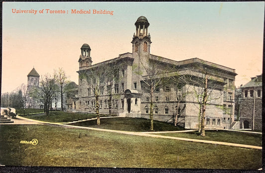University of Toronto: Medical Building - Canada - Printed in Great Britain - Vintage Canadian Postcard