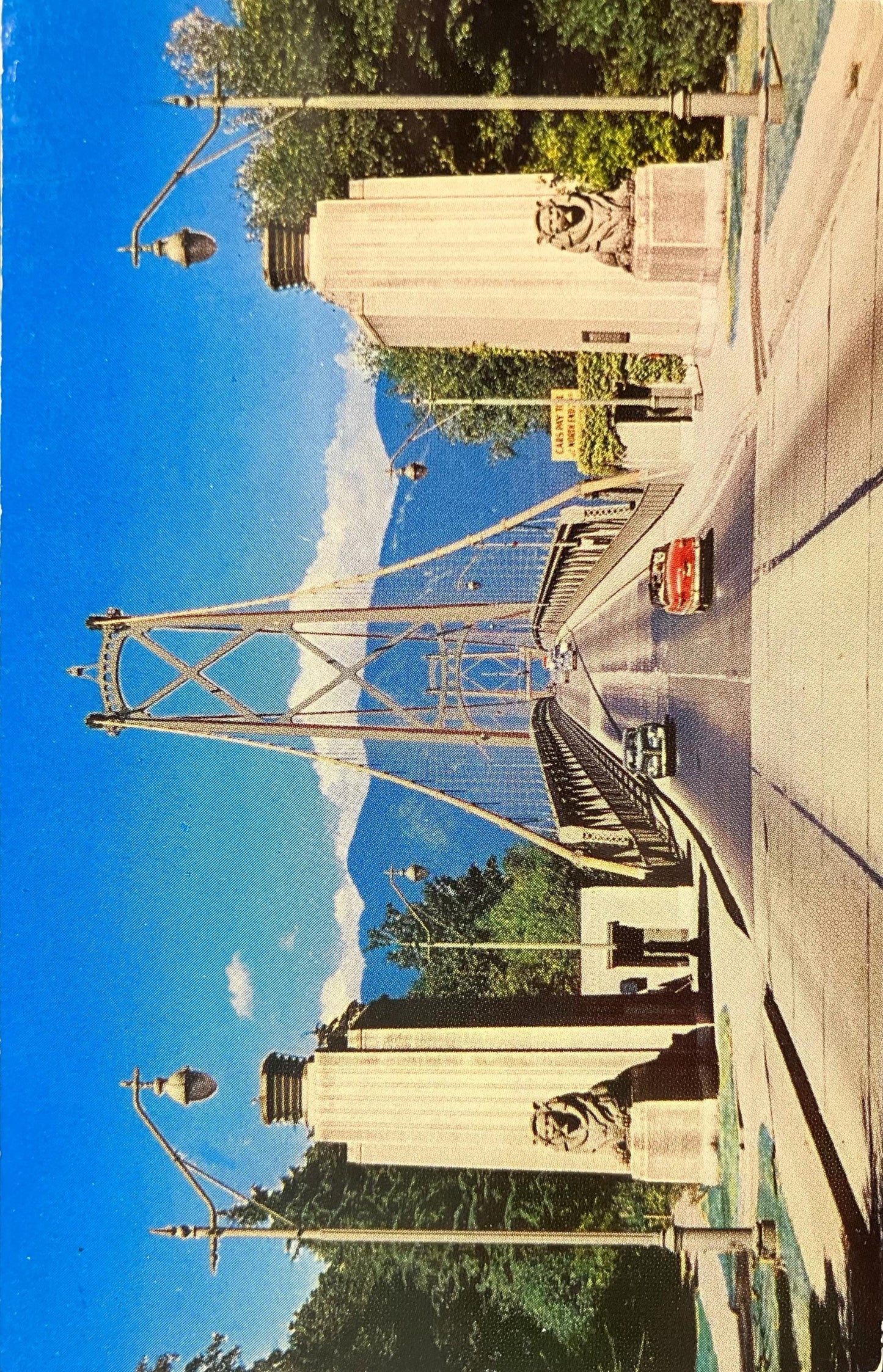 Lions Gate Bridge - Vancouver, B.C., Canada - Made in Canada - Vintage British Columbia Bridge Postcard