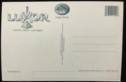 Luxor, Las Vegas, Nevada - Vintage Casino Postcard