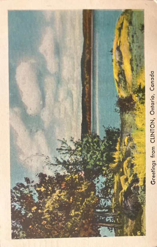 Greetings from Clinton, Ontario, Canada - 1910 Postcard