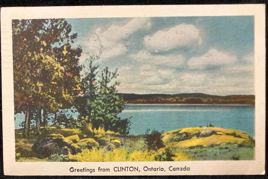 Greetings from Clinton, Ontario, Canada - 1910 Postcard