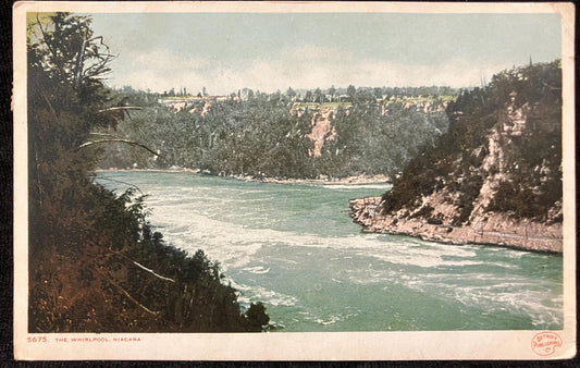 The Whirlpool. Niagara. - Detroit Publishing Co. - Vintage Postcard sent in 1908