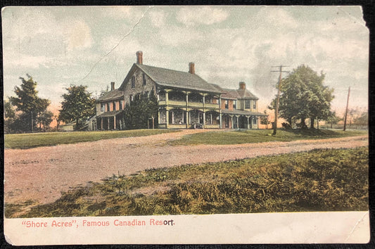 Shore Acres - Famous Canadian Resort in 1909 - Printed in Germany - International postcard