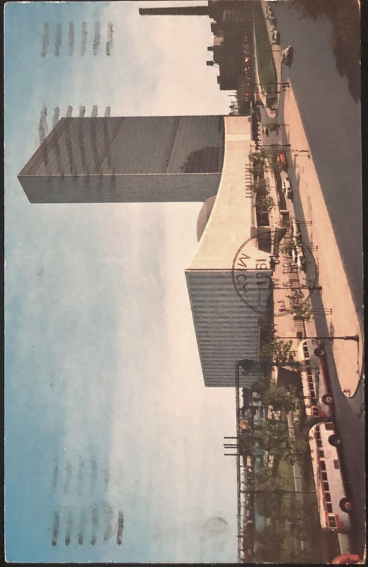 1960's New York City United Nations National Building - Vintage Postcard