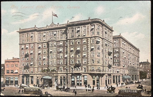 King Edward Hotel - Toronto, Canada - 1908 International Postcard