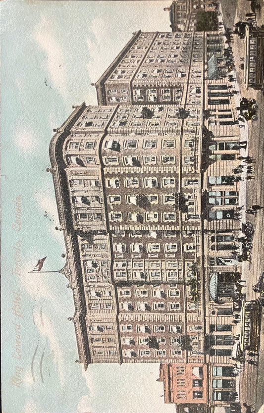 King Edward Hotel - Toronto, Canada - 1908 International Postcard