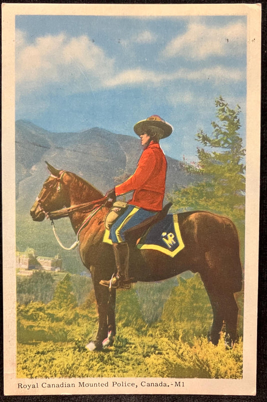 Royal Canadian Mounted Police - Canada. - Mounted Police Postcard