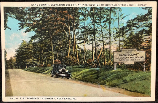 Kane Summit - Kane, PA - 1920s Postcard