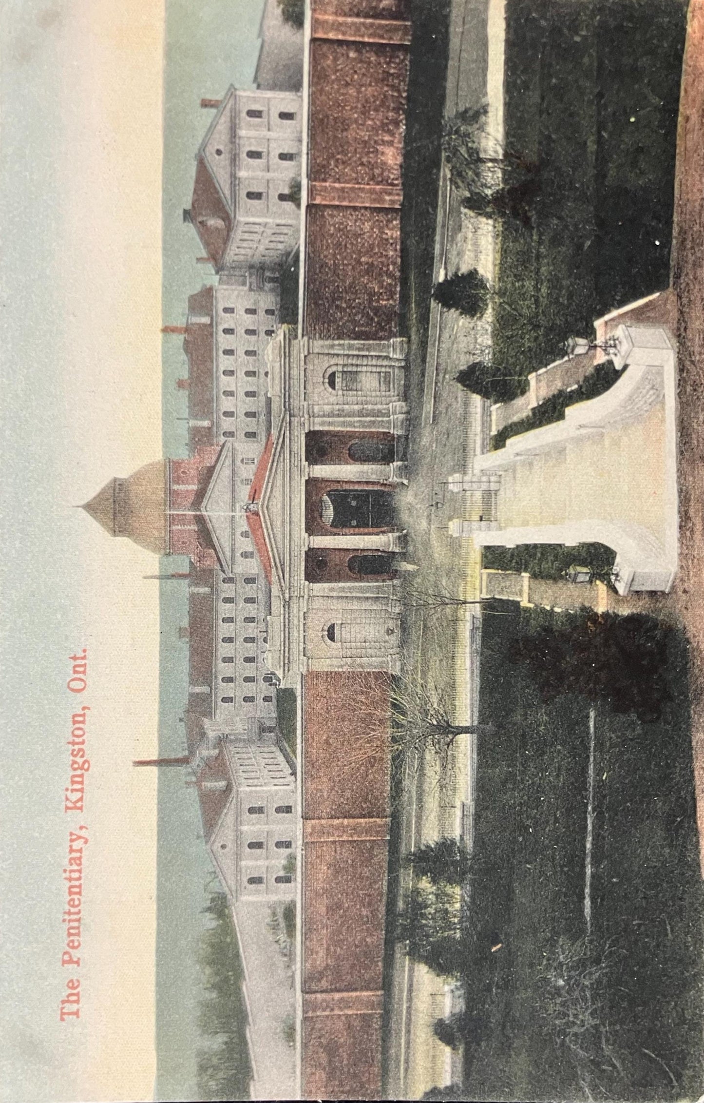 The Penitentiary - Kingston Ont., Canada - Printed in Germany - Vintage International Postcard