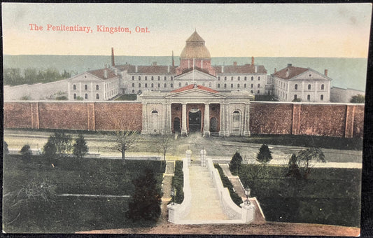The Penitentiary - Kingston Ont., Canada - Printed in Germany - Vintage International Postcard