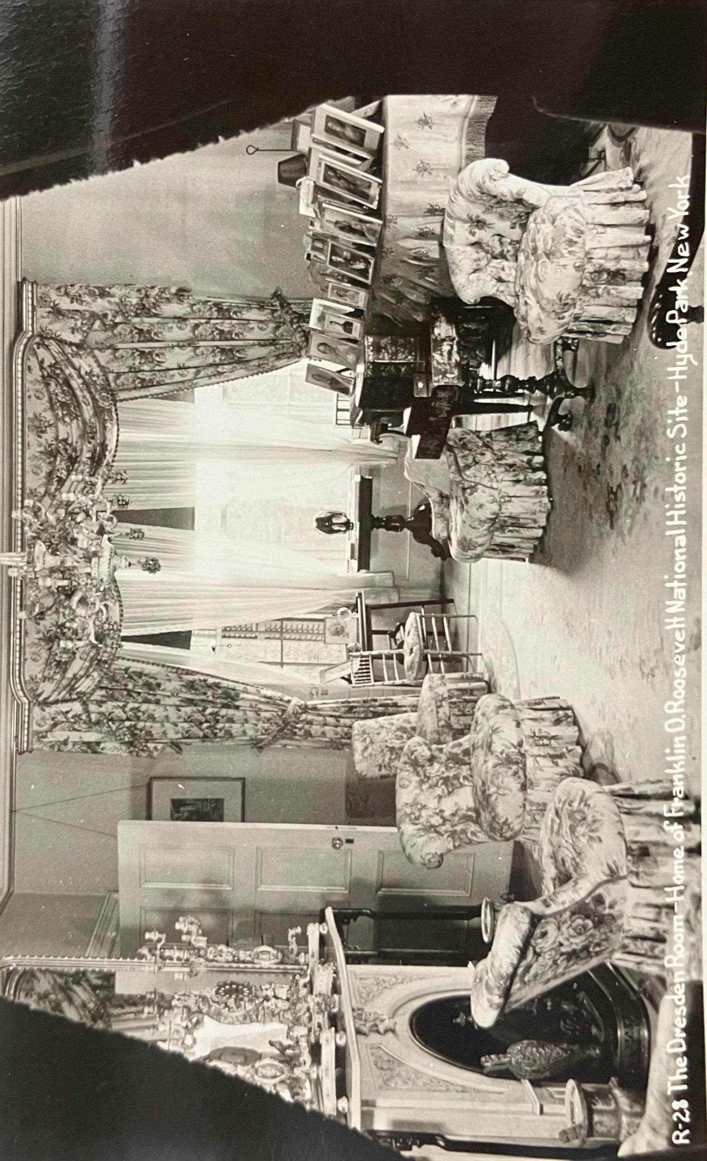 RPPC - The Dresden Room - Home of Franklin D. Roosevelt National Historic Site - Hyde Park, New York