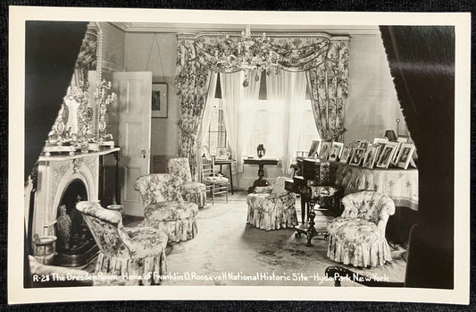 RPPC - The Dresden Room - Home of Franklin D. Roosevelt National Historic Site - Hyde Park, New York