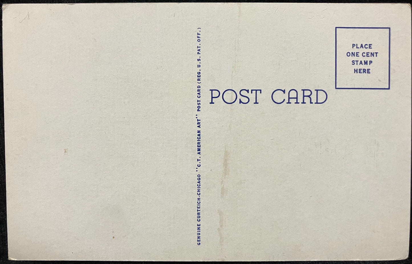 Looking across the Connecticut towards the Green Mountains from Lancaster, N. H. - Vintage Railroad Postcard