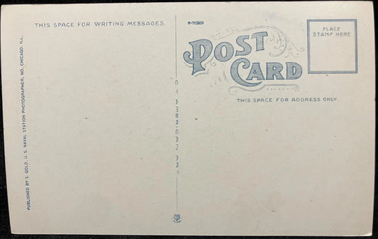U. S. Naval Training Station, Great Lakes, Illinois - Sailors En Route for Sea Duty - Vintage Vetera