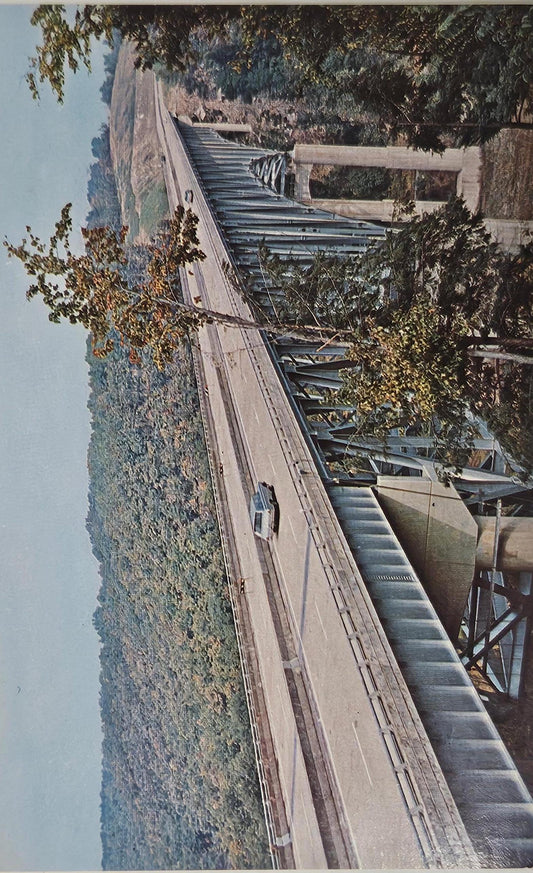 Pennsylvania Shortway Birdge Interstate 80- Over Allegheny River Emlenton Postcard