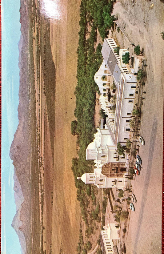San Xavier Del Bac, Near Tucson, Arizona - Vintage Postcard