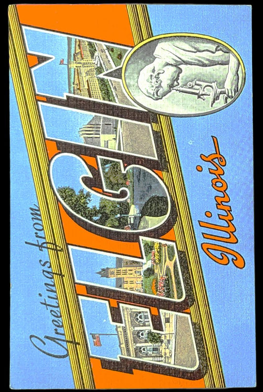 Greetings from Elgin, Illinois - Digital Print Download