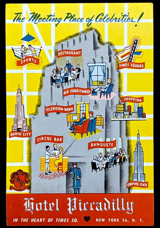 Hotel Piccadilly, New York - Digital Print Download