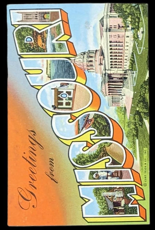 Greetings form Missouri Print - Digital Print Download