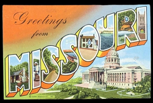 Greetings form Missouri Print - Digital Print Download