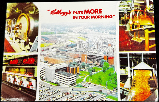 Kellogg - Battle Creek, Michigan - Vintage Postcard