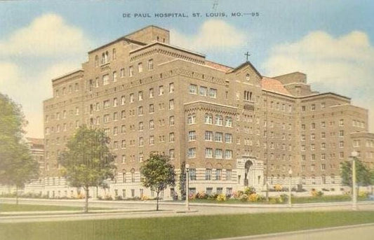 De Paul Hospital, St. Louis, Missouri - Vintage Postcard