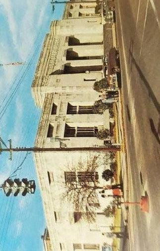 U.S. Post Office, Hattiesburg, Mississippi Vintage Postcard (Used)