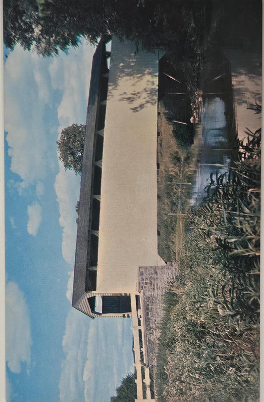 Old Covered Bridge Over Cocalico Creek- Lancaster - Ephrata Pennsylvania Postcard