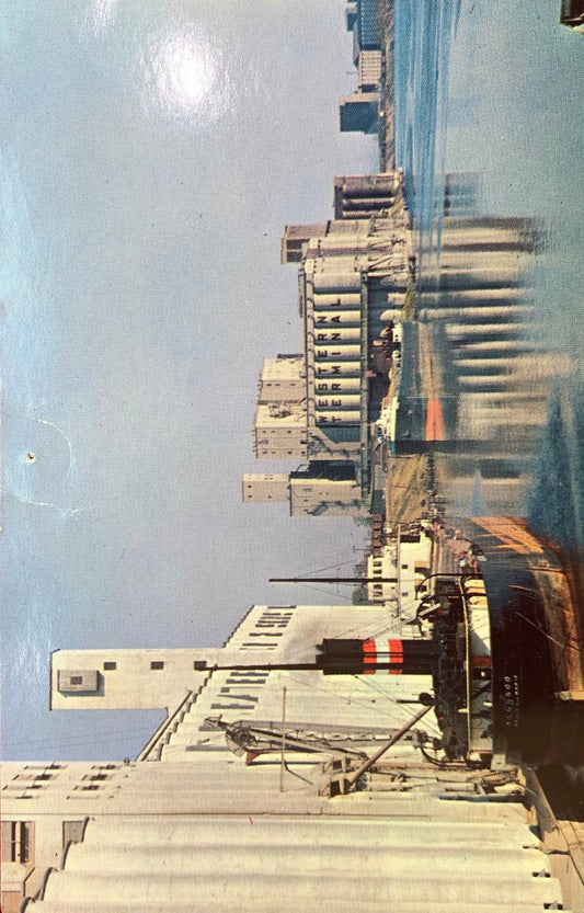 Grain Elevators at the Lakehead - Port Arthur and Fort William, Ontario, Canada - International Postcard