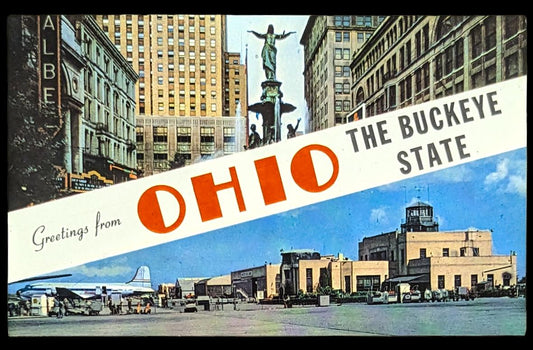 Greetings from Ohio, The Buckeye State - Digital Print Download