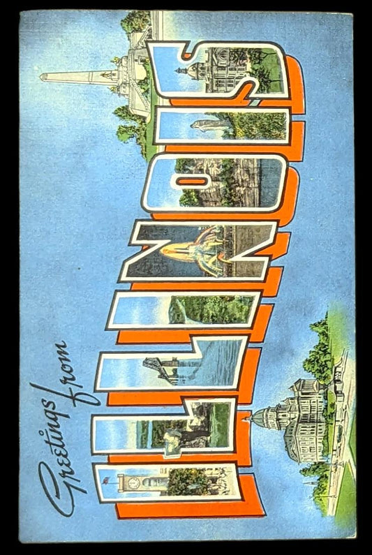 Greetings from Illinois - Digital Print Download