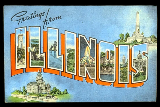 Greetings from Illinois - Digital Print Download