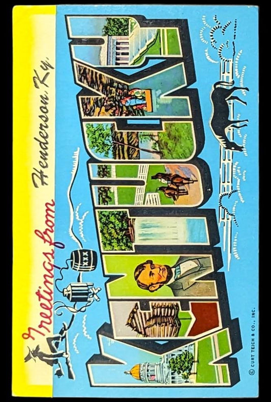 Greetings from Henderson, Kentucky - Digital Print Download