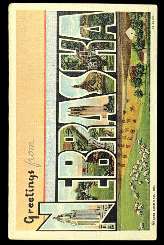 Greetings from Nebraska - Digital Print Download
