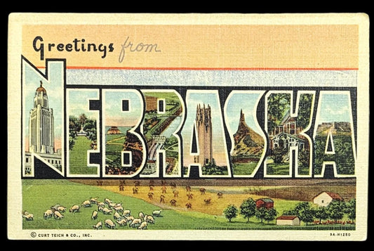 Greetings from Nebraska - Digital Print Download