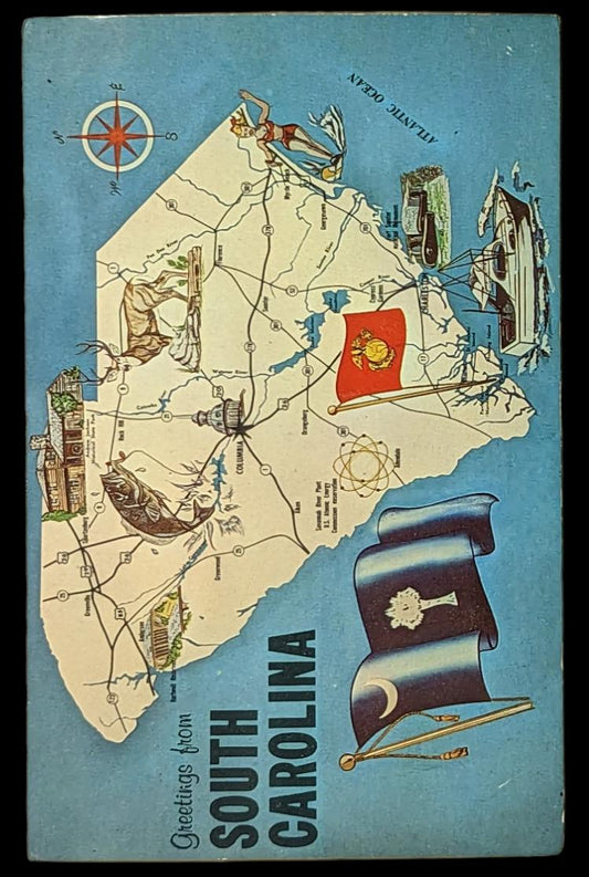 Greeting from South Carolina - Digital Print Download