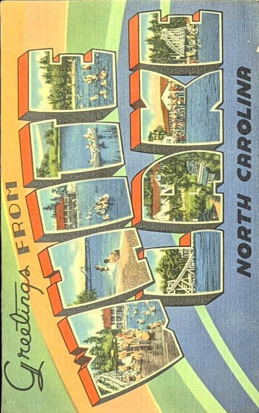 Greetings from White Lake, North Carolina - Digital Print Download