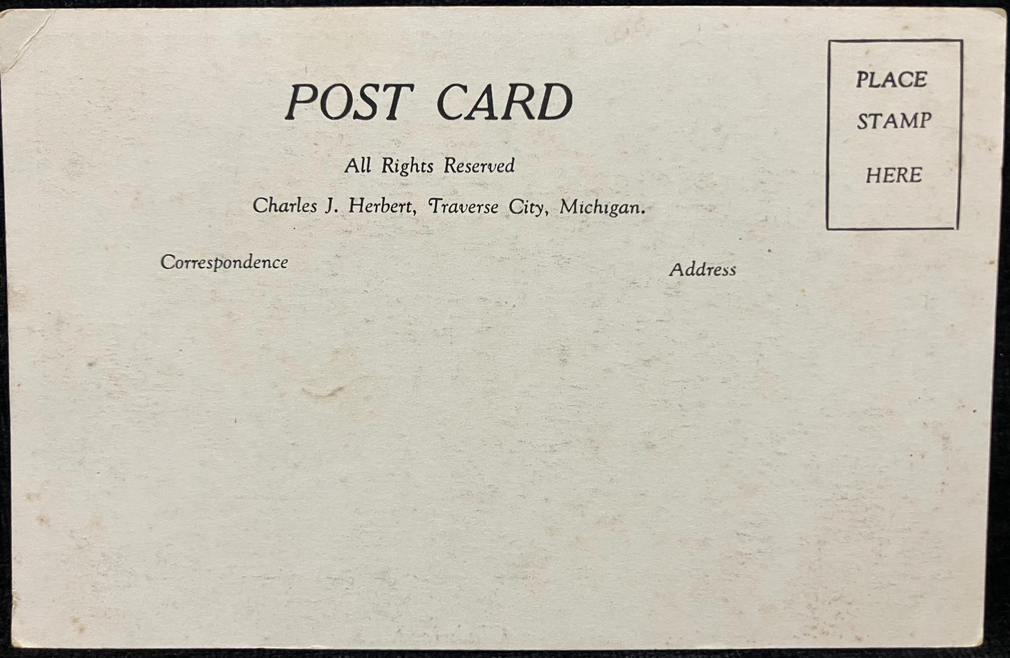 RPPC - 8 point buck in Gladwin, Michigan - Vintage Wildlife Postcard