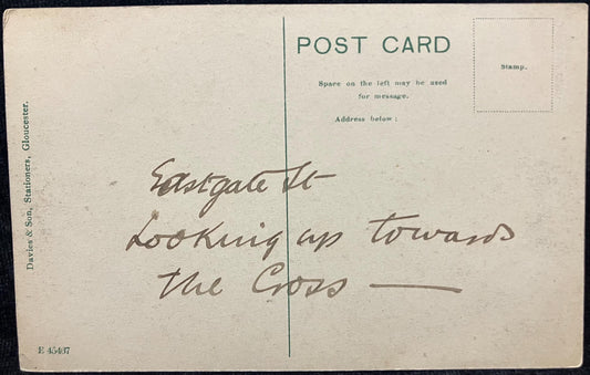 RPPC - Gloucester, Eastgate Street, Massachusetts  Pre WW2- Vintage Photo offset printed Postcard