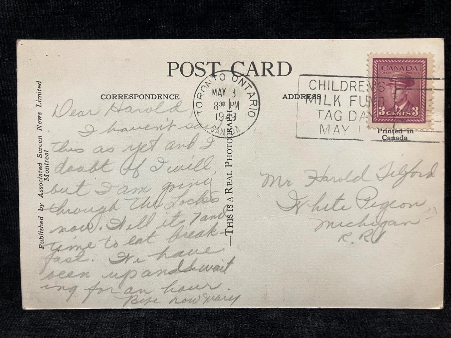 RPPC - Enger Tower - Duluth, Minnesota - Vintage Historical Site Postcard